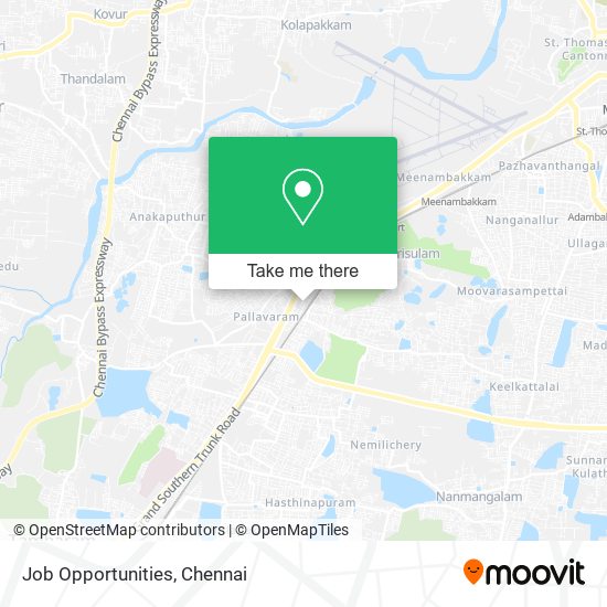 Job Opportunities map