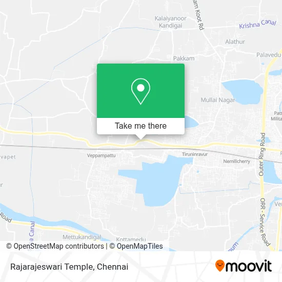Rajarajeswari Temple map