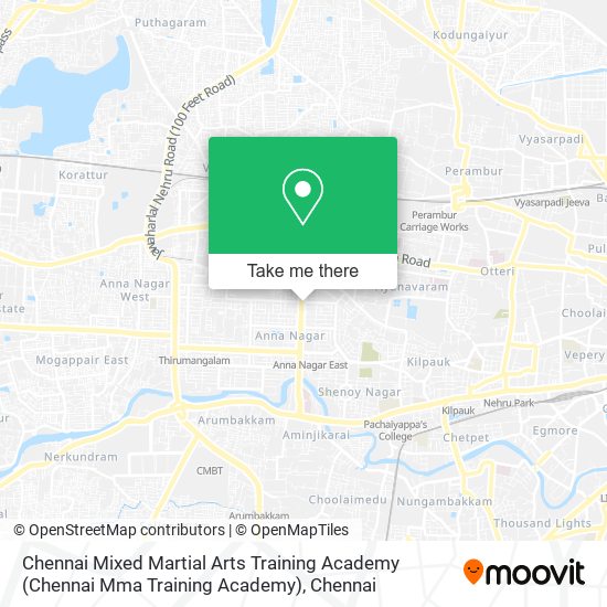 Chennai Mixed Martial Arts Training Academy (Chennai Mma Training Academy) map