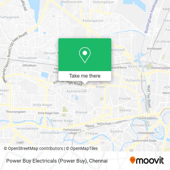 Power Buy Electricals map