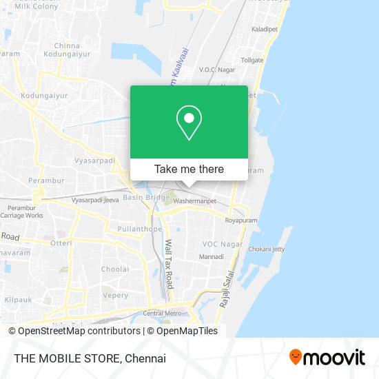 THE MOBILE STORE map