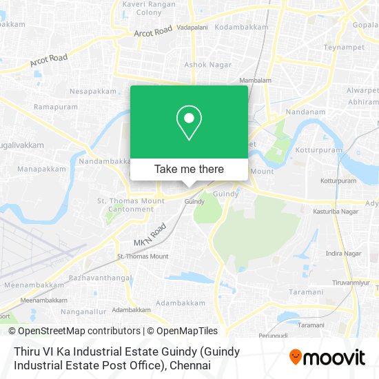 Thiru VI Ka Industrial Estate Guindy (Guindy Industrial Estate Post Office) map