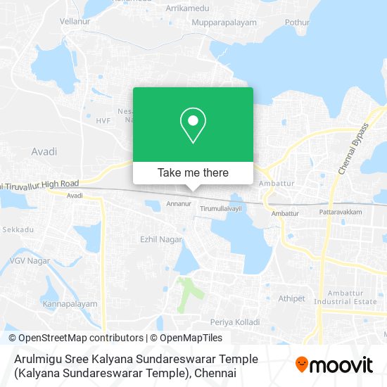 Arulmigu Sree Kalyana Sundareswarar Temple map