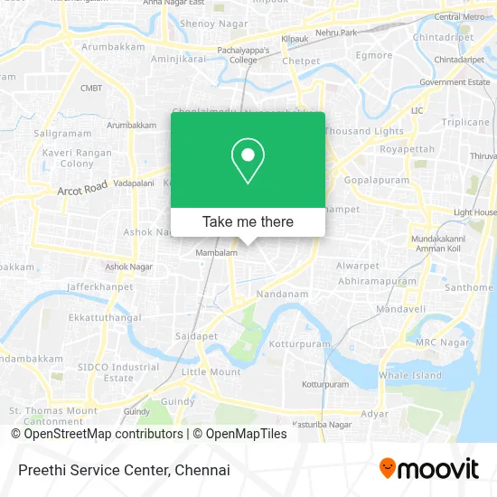 Preethi Service Center map