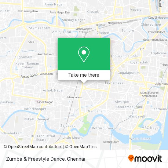 Zumba & Freestyle Dance map