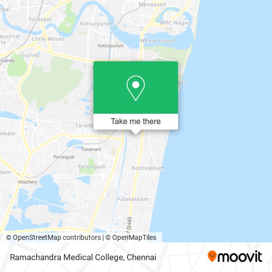 Ramachandra Medical College map