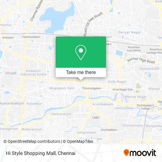 Hi Style Shopping Mall map