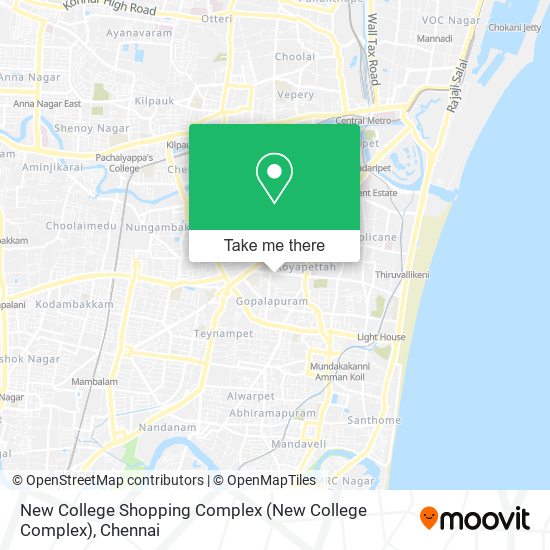 New College Shopping Complex map