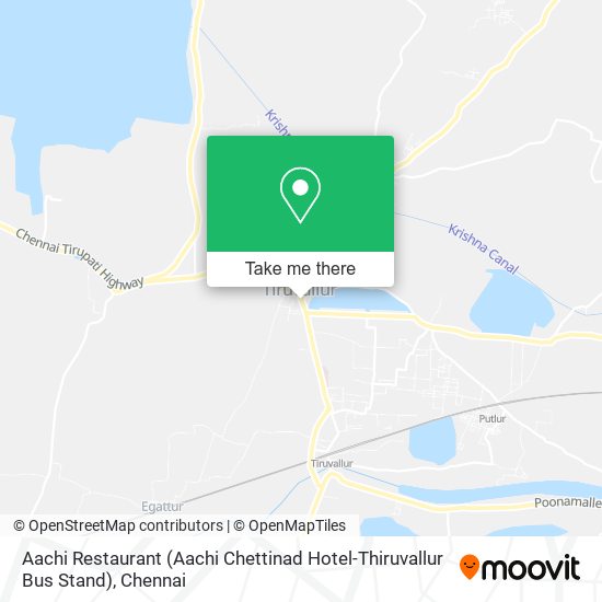 Aachi Restaurant (Aachi Chettinad Hotel-Thiruvallur Bus Stand) map