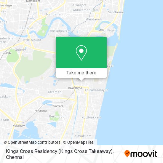 Kings Cross Residency (Kings Cross Takeaway) map