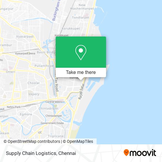 Supply Chain Logistics map