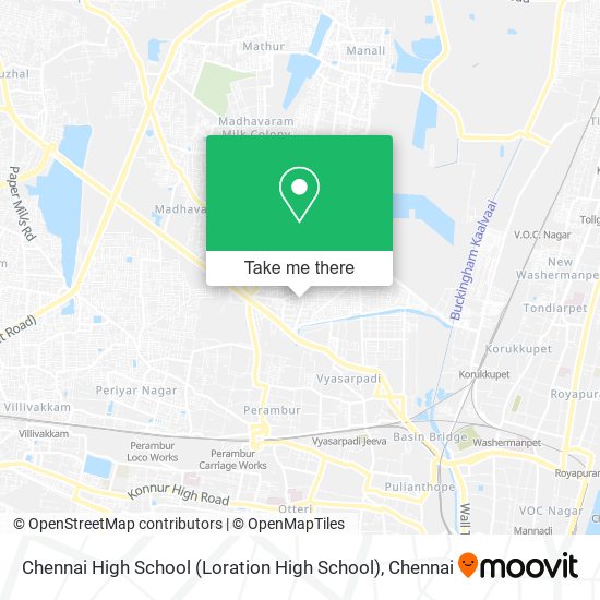 Chennai High School (Loration High School) map