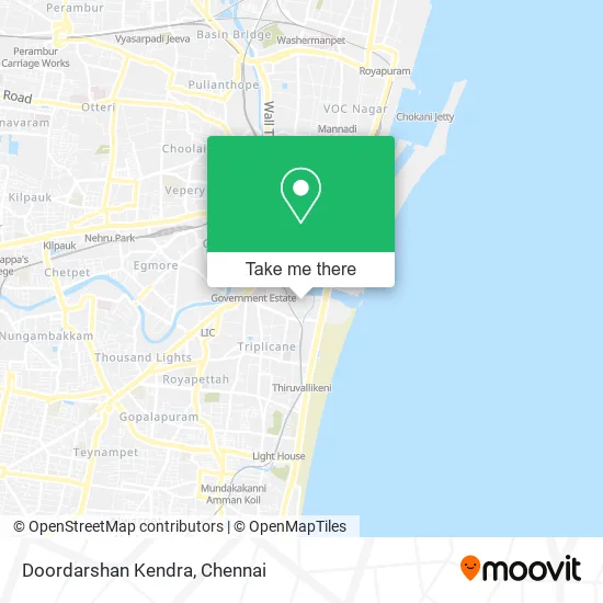 Doordarshan Kendra map