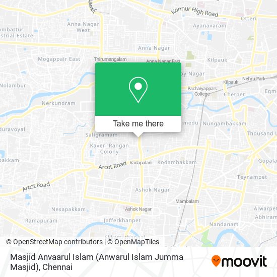 Masjid Anvaarul Islam (Anwarul Islam Jumma Masjid) map