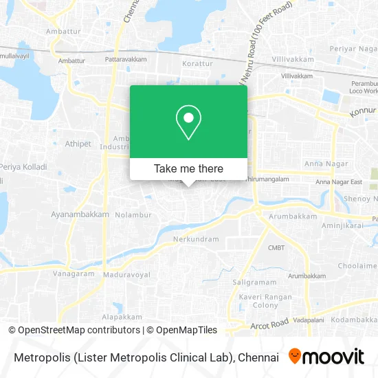 Metropolis (Lister Metropolis Clinical Lab) map
