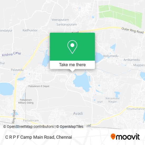 C R P F Camp Main Road map