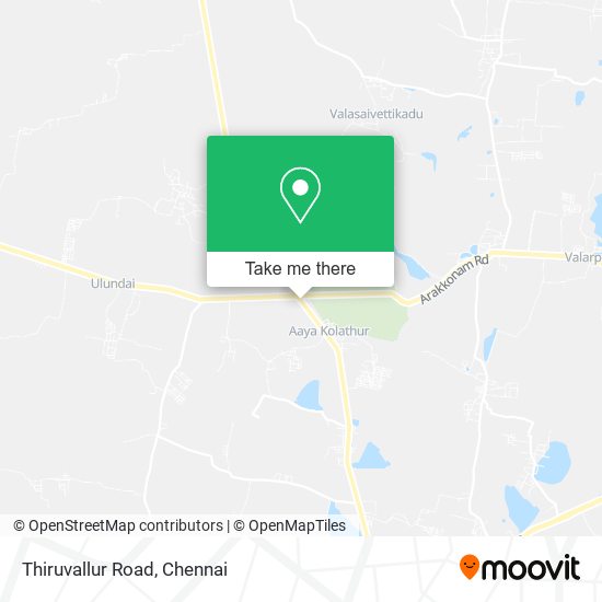 Thiruvallur Road map