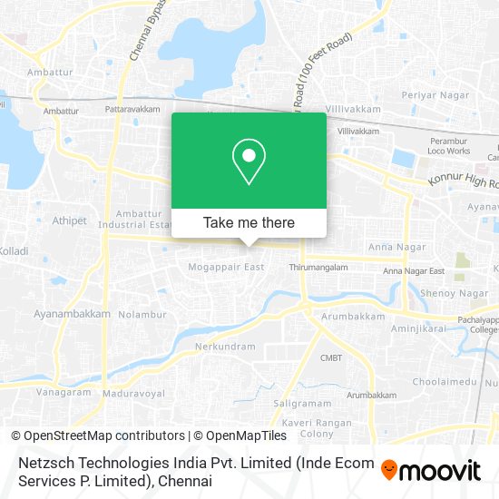 Netzsch Technologies India Pvt. Limited (Inde Ecom Services P. Limited) map