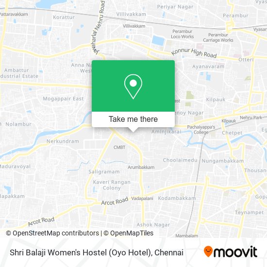 Shri Balaji Women's Hostel (Oyo Hotel) map
