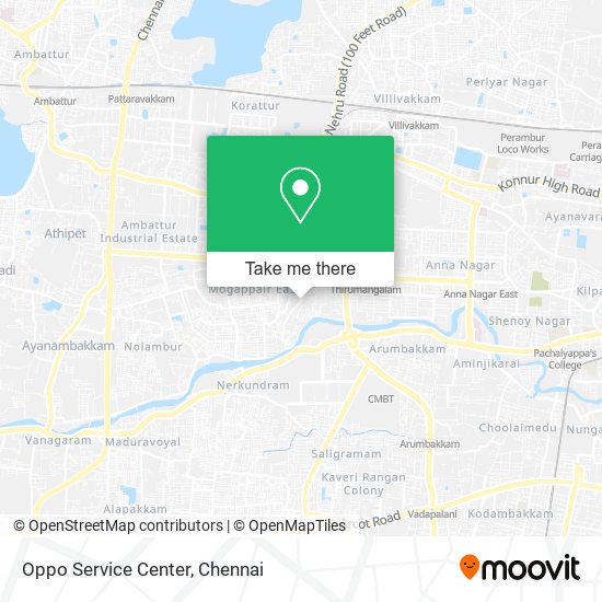 Oppo Service Center map