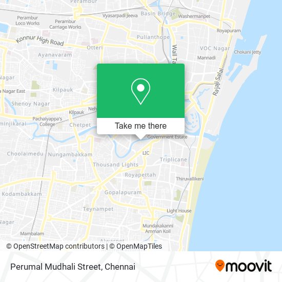 Perumal Mudhali Street map