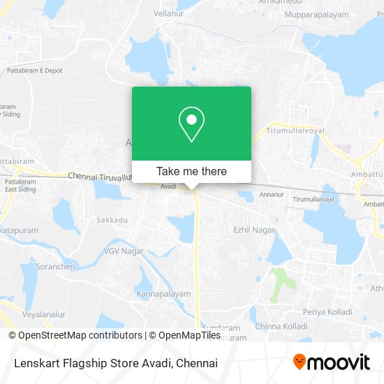 Lenskart Flagship Store Avadi map