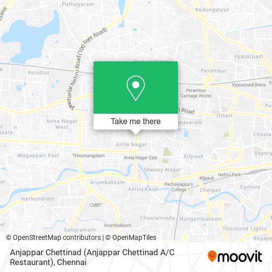 Anjappar Chettinad (Anjappar Chettinad A / C Restaurant) map