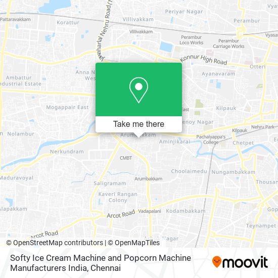 Softy Ice Cream Machine and Popcorn Machine Manufacturers India map
