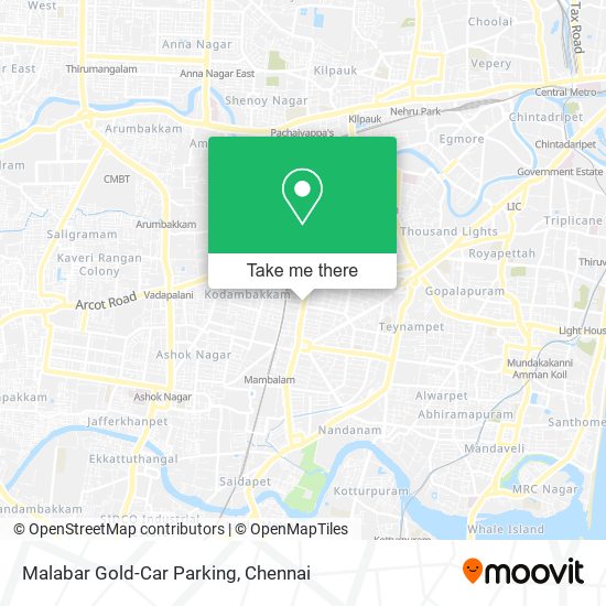 Malabar Gold-Car Parking map