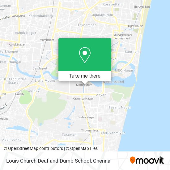 Louis Church Deaf and Dumb School map