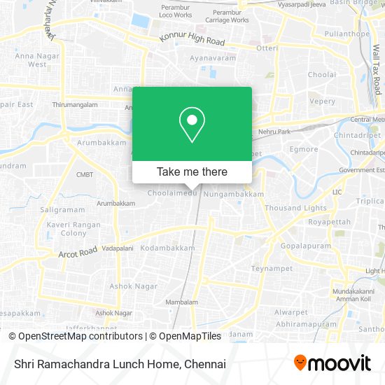 Shri Ramachandra Lunch Home map