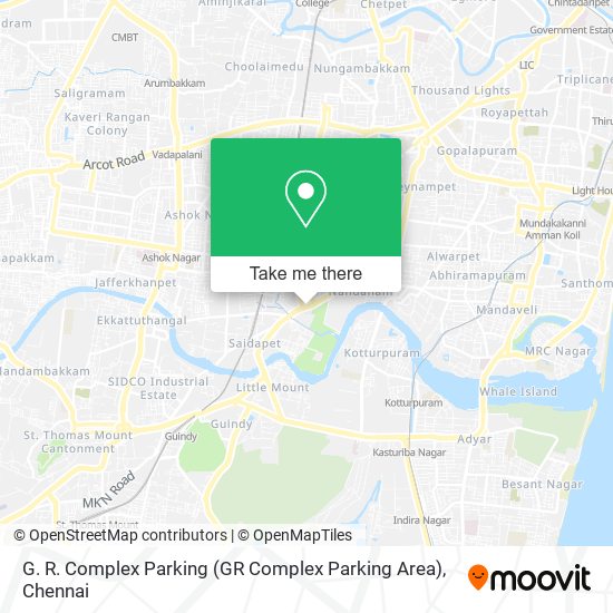 G. R. Complex Parking (GR Complex Parking Area) map