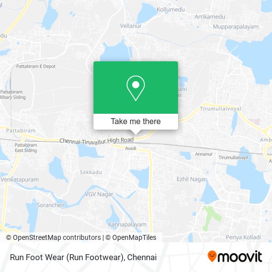 Run Foot Wear (Run Footwear) map