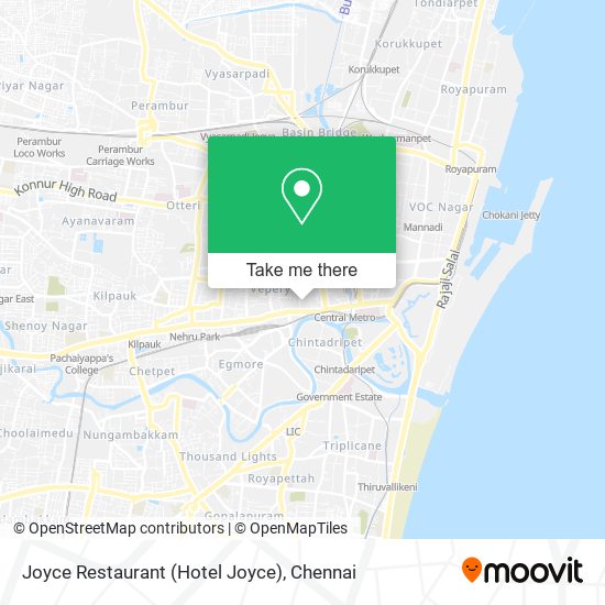 Joyce Restaurant (Hotel Joyce) map