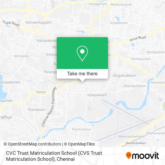 CVC Trust Matriculation School map