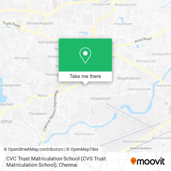 CVC Trust Matriculation School map