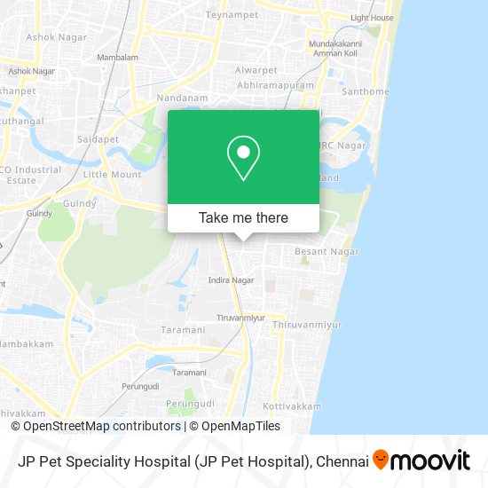 JP Pet Speciality Hospital map