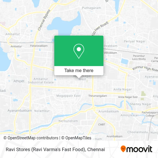 Ravi Stores (Ravi Varma's Fast Food) map