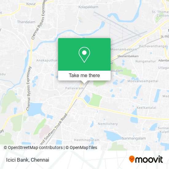 Icici Bank map