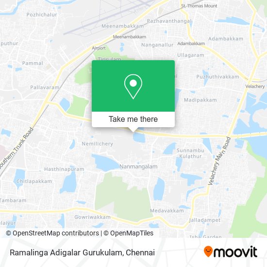 Ramalinga Adigalar Gurukulam map