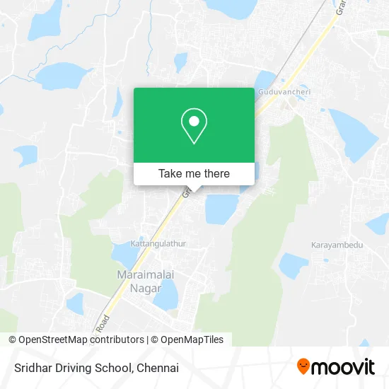 Sridhar Driving School map