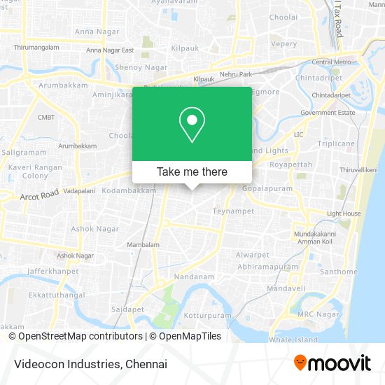 Videocon Industries map