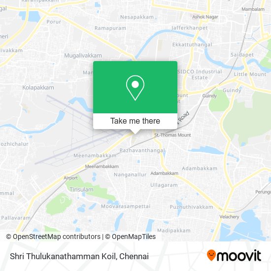 Shri Thulukanathamman Koil map