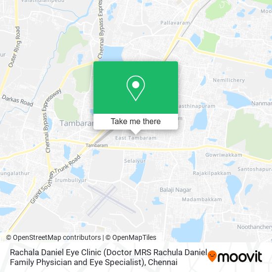 Rachala Daniel Eye Clinic (Doctor MRS Rachula Daniel Family Physician and Eye Specialist) map