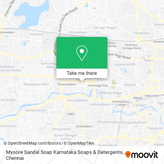 Mysore Sandal Soap Karnataka Soaps & Detergents map