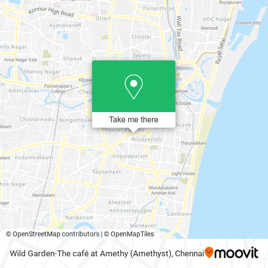 Wild Garden-The café at Amethy (Amethyst) map