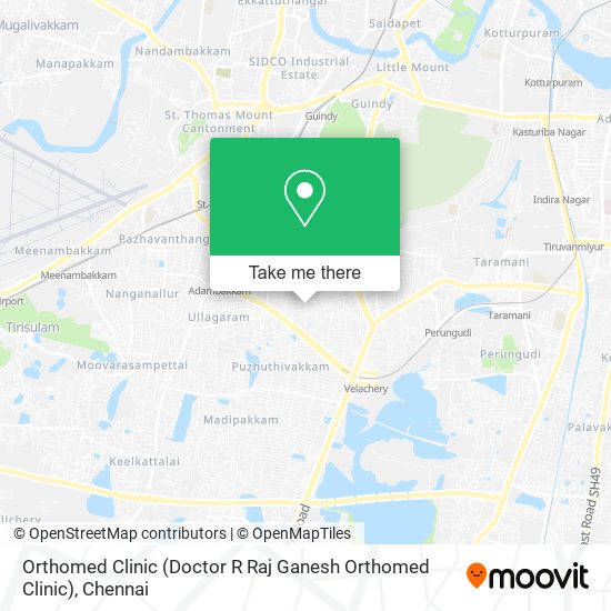 Orthomed Clinic (Doctor R Raj Ganesh Orthomed Clinic) map