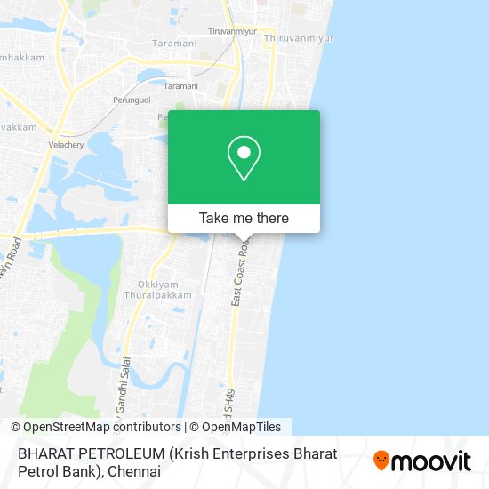 BHARAT PETROLEUM (Krish Enterprises Bharat Petrol Bank) map