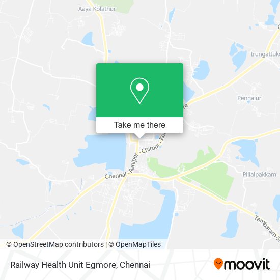 Railway Health Unit Egmore map