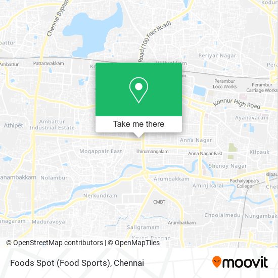 Foods Spot (Food Sports) map